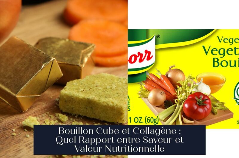Bouillon Cube et Collagène : Quel Rapport entre Saveur et Valeur Nutritionnelle