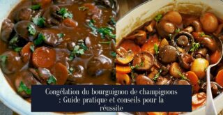 Congélation du bourguignon de champignons : Guide pratique et conseils pour la réussite