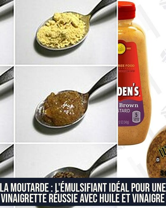 La Moutarde : L'Émulsifiant Idéal pour une Vinaigrette Réussie avec Huile et Vinaigre