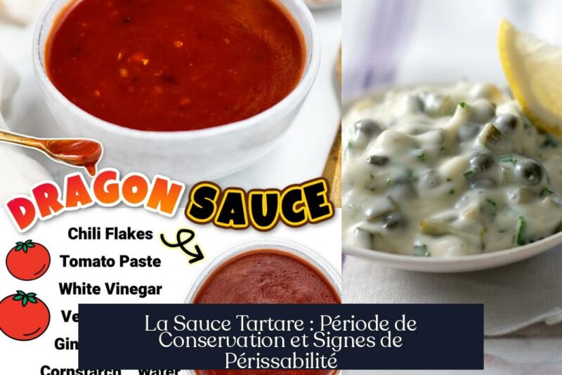 La Sauce Tartare : Période de Conservation et Signes de Périssabilité