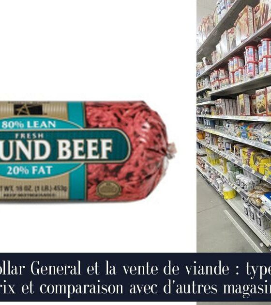 Dollar General et la vente de viande : types, prix et comparaison avec d'autres magasins