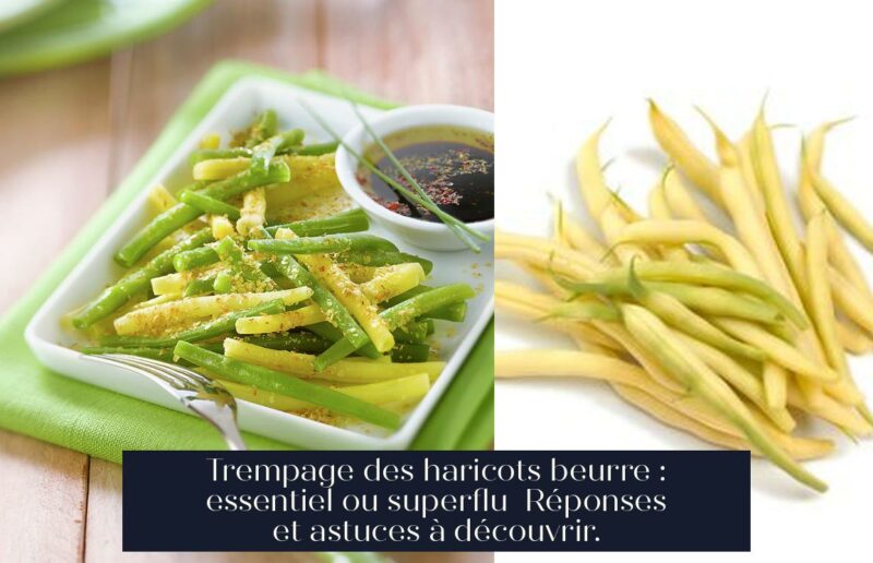Trempage des haricots beurre : essentiel ou superflu Réponses et astuces à découvrir.