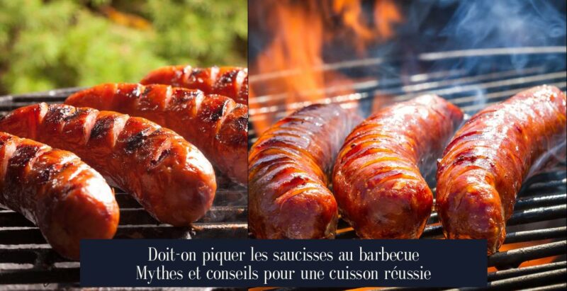 Doit-on piquer les saucisses au barbecue Mythes et conseils pour une cuisson réussie
