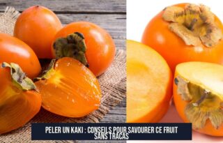 Peler un kaki : conseils pour savourer ce fruit sans tracas