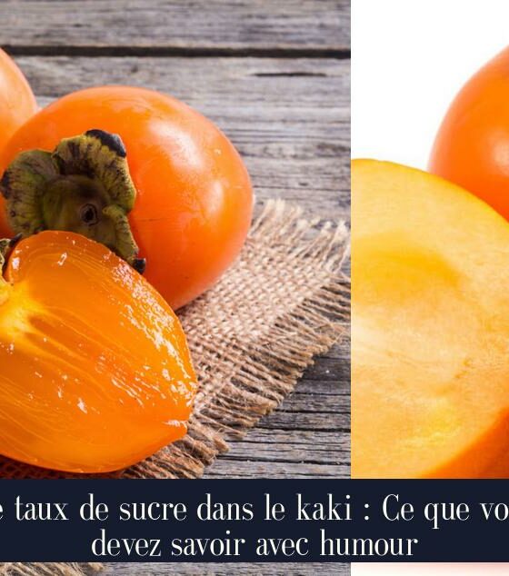Le taux de sucre dans le kaki : Ce que vous devez savoir avec humour