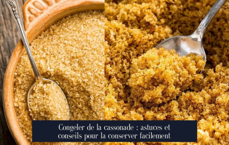 Congeler de la cassonade : astuces et conseils pour la conserver facilement