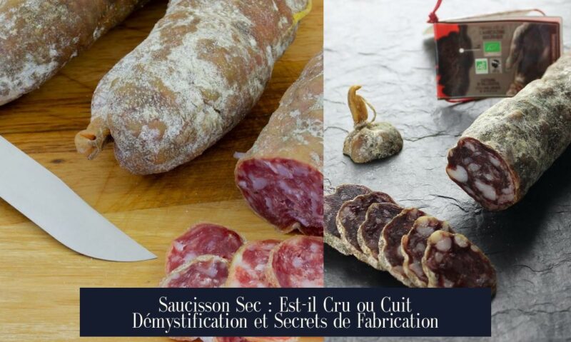 Saucisson Sec : Est-il Cru ou Cuit Démystification et Secrets de Fabrication