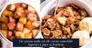 Une pomme molle est-elle encore comestible Apprenez à juger sa fraîcheur.