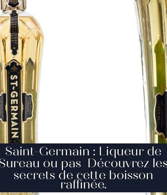 Saint-Germain : Liqueur de Sureau ou pas Découvrez les secrets de cette boisson raffinée.