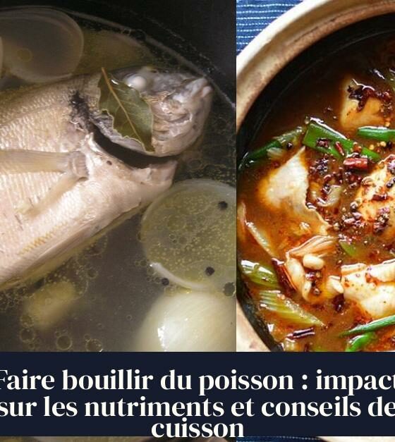 Faire bouillir du poisson : impact sur les nutriments et conseils de cuisson