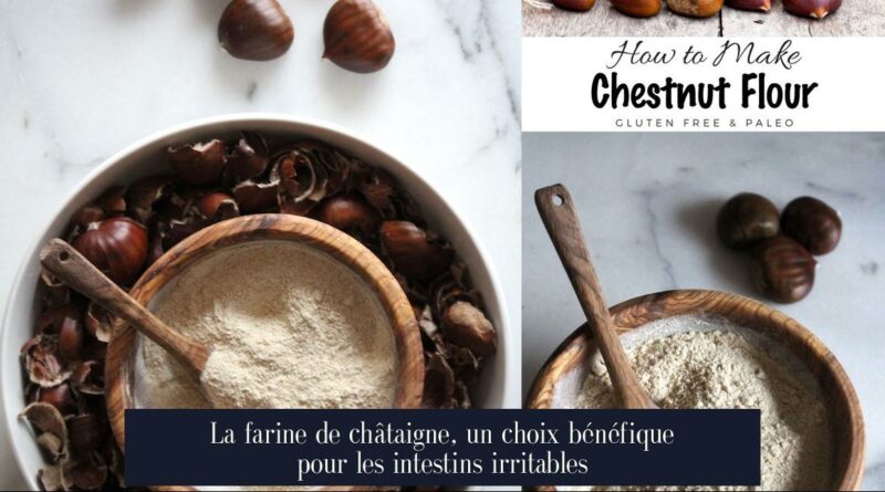 La farine de châtaigne, un choix bénéfique pour les intestins irritables
