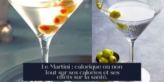 Le Martini : calorique ou non Tout sur ses calories et ses effets sur la santé.