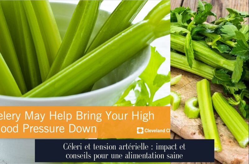 Céleri et tension artérielle : impact et conseils pour une alimentation saine