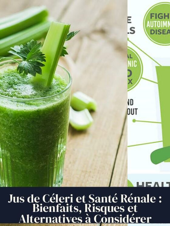 Jus de Céleri et Santé Rénale : Bienfaits, Risques et Alternatives à Considérer