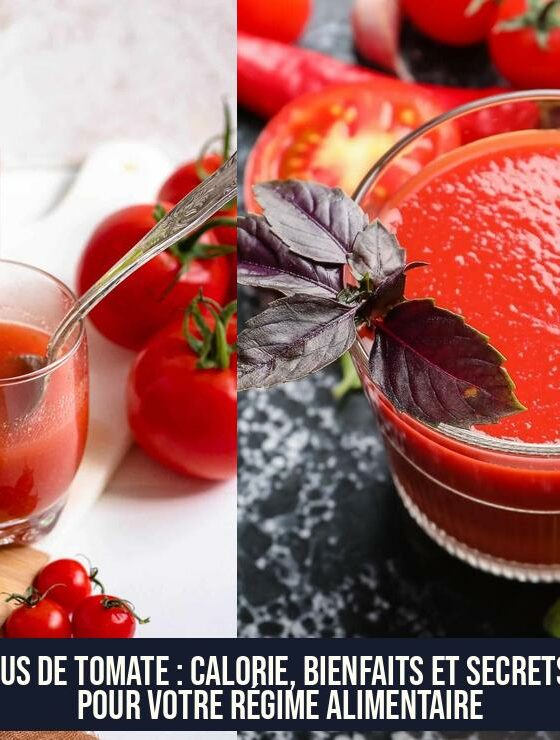 Jus de tomate : calorie, bienfaits et secrets pour votre régime alimentaire