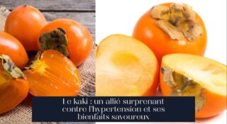 Le kaki : un allié surprenant contre l'hypertension et ses bienfaits savoureux