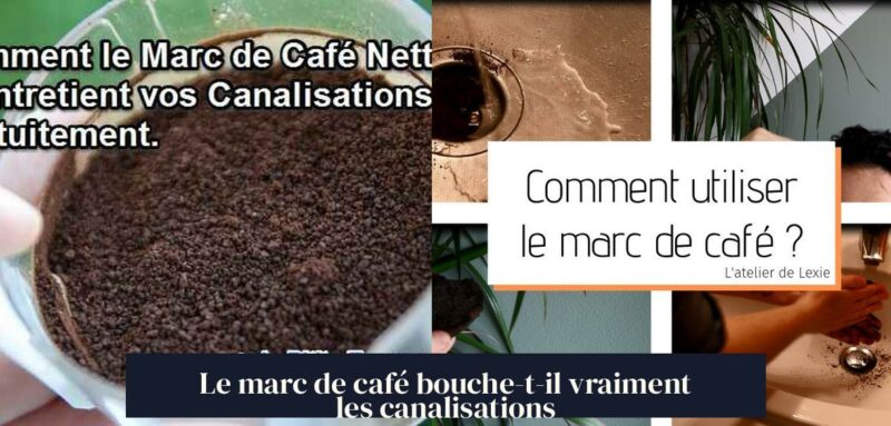 Le marc de café bouche-t-il vraiment les canalisations