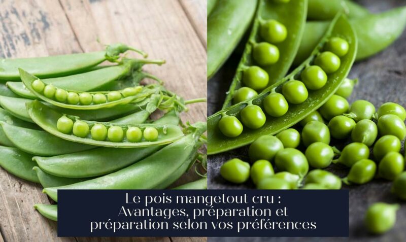 Le pois mangetout cru : Avantages, préparation et préparation selon vos préférences
