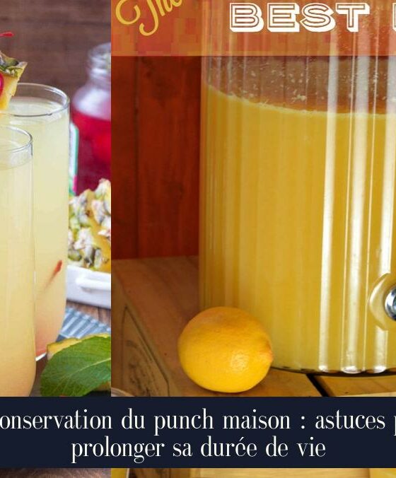 La conservation du punch maison : astuces pour prolonger sa durée de vie