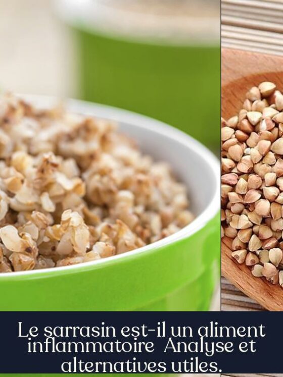 Le sarrasin est-il un aliment inflammatoire Analyse et alternatives utiles.