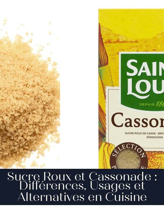 Sucre Roux et Cassonade : Différences, Usages et Alternatives en Cuisine