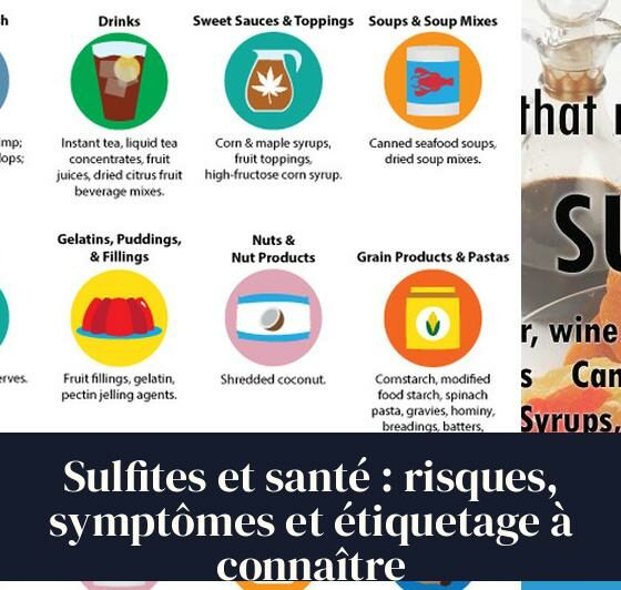 Sulfites et santé : risques, symptômes et étiquetage à connaître