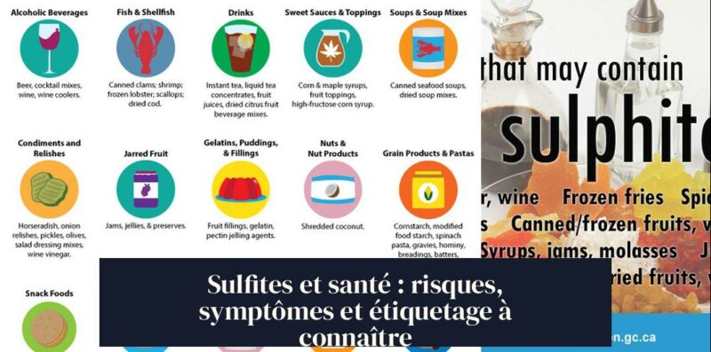 Sulfites et santé : risques, symptômes et étiquetage à connaître