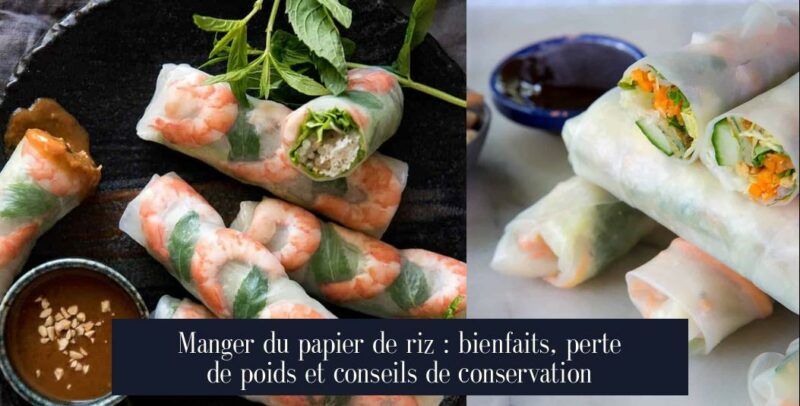 Manger du papier de riz : bienfaits, perte de poids et conseils de conservation