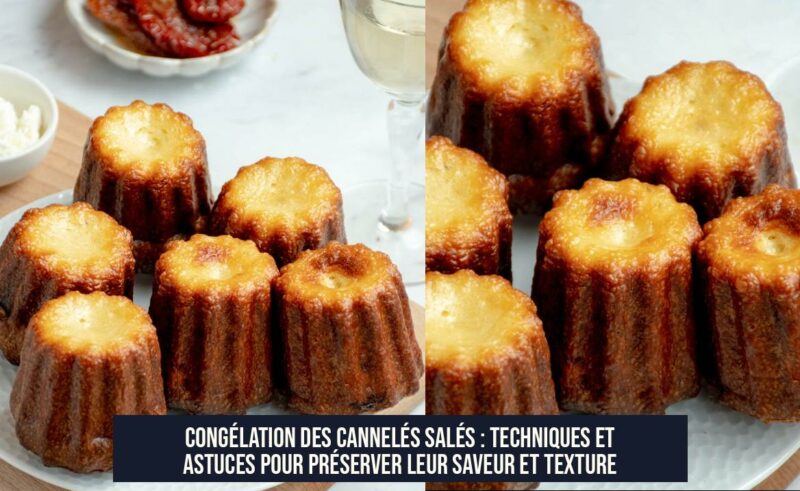 Congélation des Cannelés Salés : Techniques et Astuces pour Préserver leur Saveur et Texture