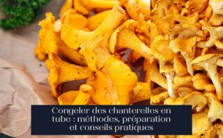 Congeler des chanterelles en tube : méthodes, préparation et conseils pratiques