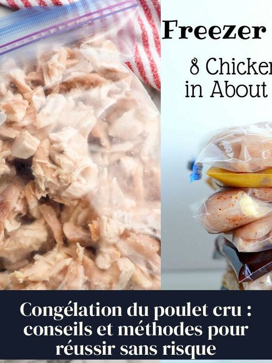 Congélation du poulet cru : conseils et méthodes pour réussir sans risque