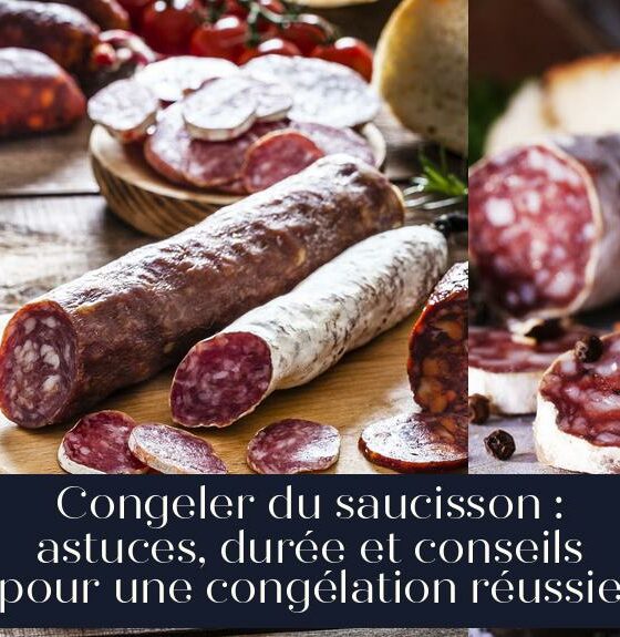 Congeler du saucisson : astuces, durée et conseils pour une congélation réussie