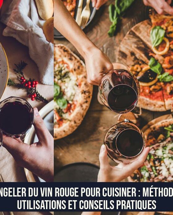 Congeler du vin rouge pour cuisiner : méthodes, utilisations et conseils pratiques