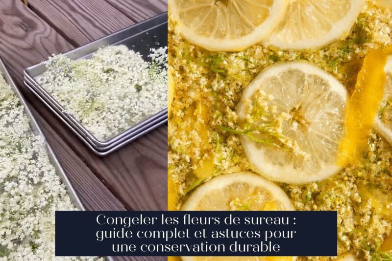 Congeler les fleurs de sureau : guide complet et astuces pour une conservation durable