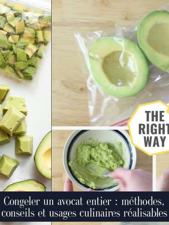 Congeler un avocat entier : méthodes, conseils et usages culinaires réalisables