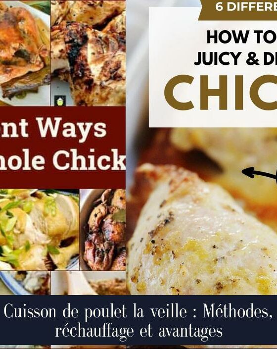 Cuisson de poulet la veille : Méthodes, réchauffage et avantages
