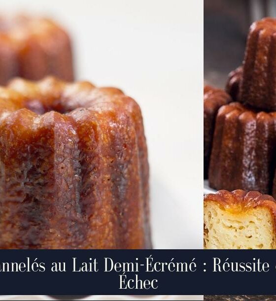 Cannelés au Lait Demi-Écrémé : Réussite ou Échec