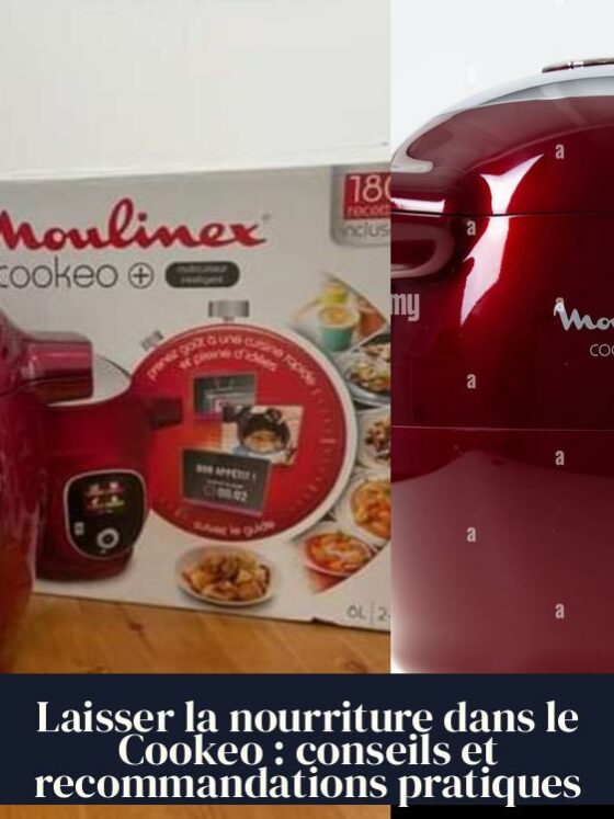 Laisser la nourriture dans le Cookeo : conseils et recommandations pratiques
