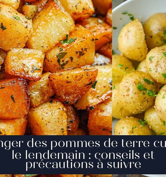 Manger des pommes de terre cuites le lendemain : conseils et précautions à suivre