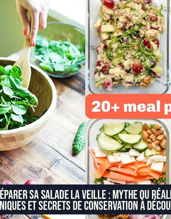 Préparer sa salade la veille : mythe ou réalité Techniques et secrets de conservation à découvrir.