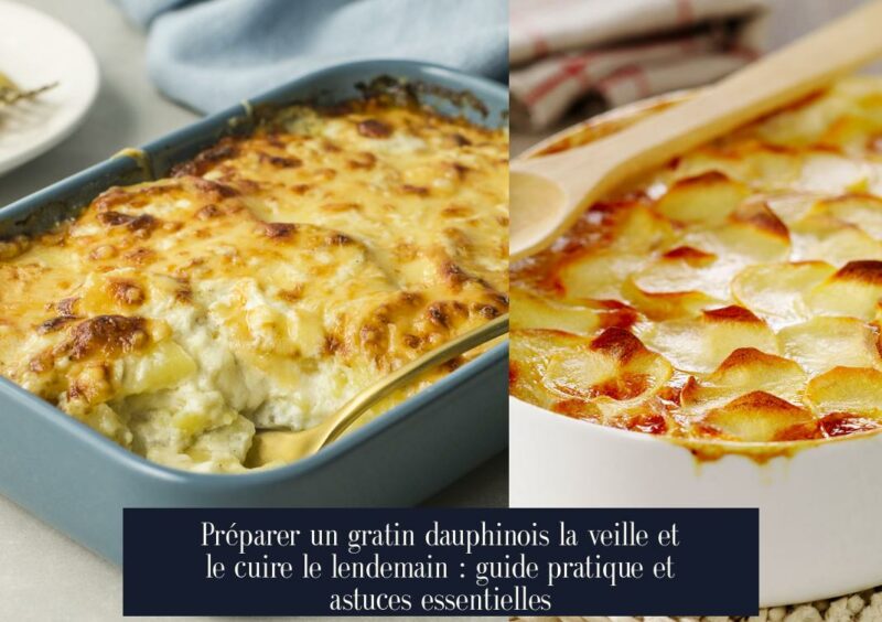 Préparer un gratin dauphinois la veille et le cuire le lendemain : guide pratique et astuces essentielles