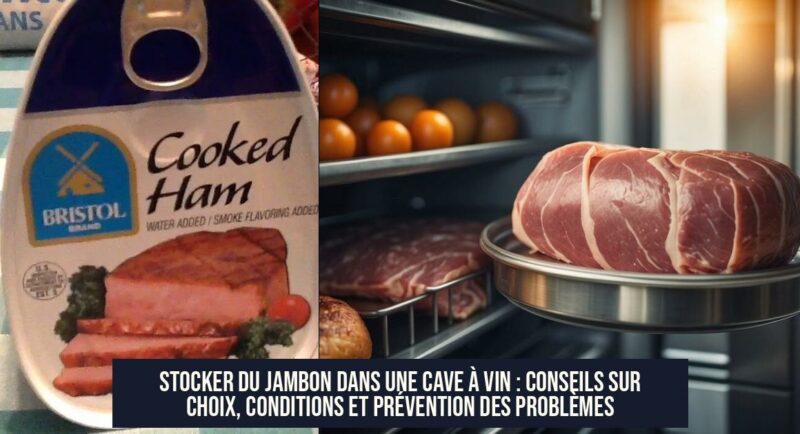 Stocker du jambon dans une cave à vin : conseils sur choix, conditions et prévention des problèmes