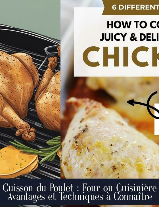 Cuisson du Poulet : Four ou Cuisinière Avantages et Techniques à Connaître