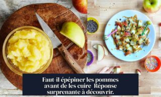 Faut-il épépiner les pommes avant de les cuire Réponse surprenante à découvrir.