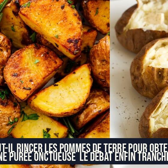 Faut-il rincer les pommes de terre pour obtenir une purée onctueuse Le débat enfin tranché !
