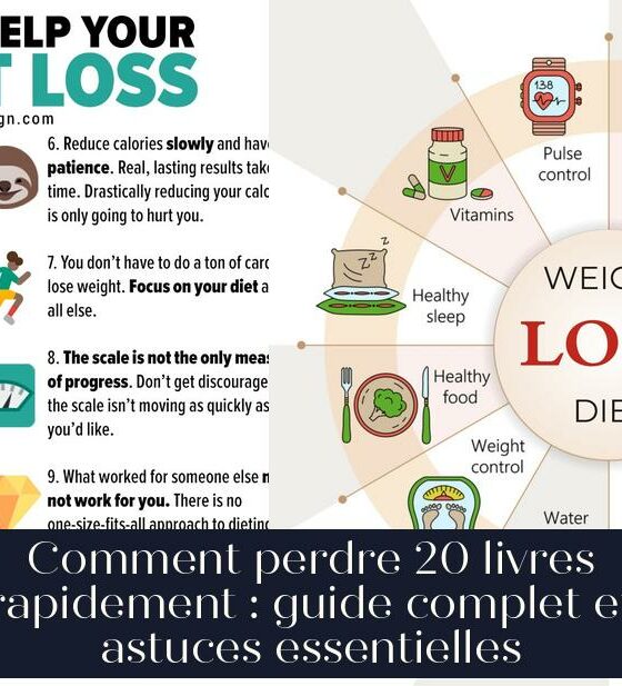 Comment perdre 20 livres rapidement : guide complet et astuces essentielles
