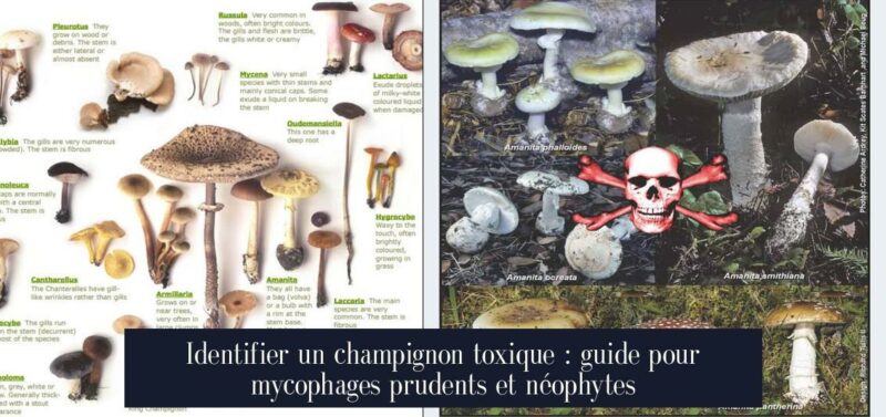 Identifier un champignon toxique : guide pour mycophages prudents et néophytes