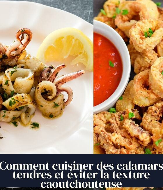 Comment cuisiner des calamars tendres et éviter la texture caoutchouteuse