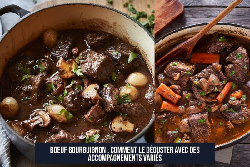 Boeuf Bourguignon : Comment le déguster avec des accompagnements variés