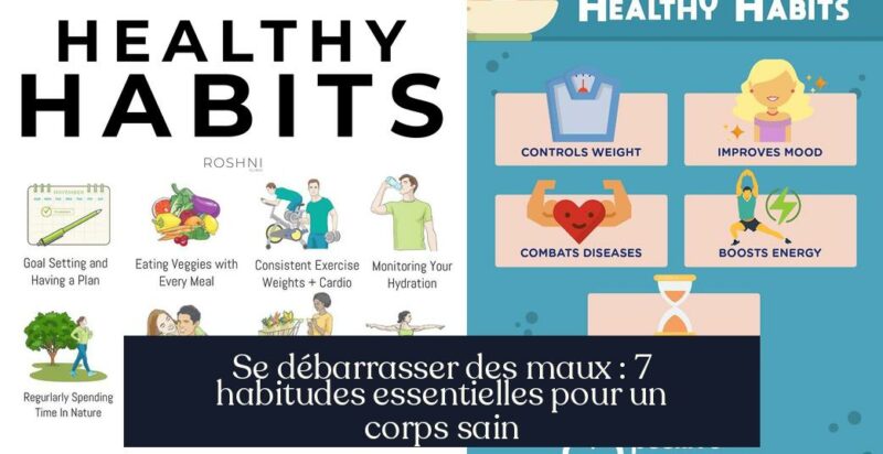 Se débarrasser des maux : 7 habitudes essentielles pour un corps sain